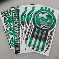 In-Stock Special - Green and Chrome Kenworth Emblem Skin Kit