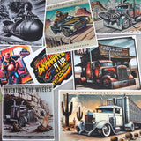 Cool Trucker Rando Sticker 6-Pack