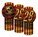 Unit 28 Skull Burgundy Kenworth Emblem Skin