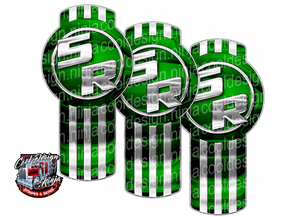 5R Green Kenworth Emblem Skin Kit