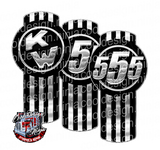 Unit 555 Black Kenworth Emblem Skin Kit