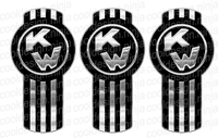 Black Kenworth Emblem Skin Kit