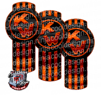 Orange and Black Kenworth Emblem Skin Kit