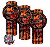 Orange and Black Kenworth Emblem Skin Kit