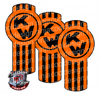 Solid Orange and Black Kenworth Emblem Skin Kit