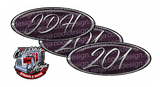 JDH Unit 201 Black Cherry Peterbilt Emblem Skins