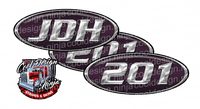 JDH Unit 201 Black Cherry Peterbilt Emblem Skins