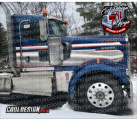 Daycab Seminole Kenworth W9 Stripe Kit