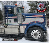 Daycab Seminole Kenworth W9 Stripe Kit