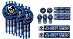 All About Towing Blue Punisher Kenworth Emblem Skin Kit