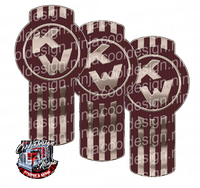 Brown and Champagne Kenworth Emblem Skins