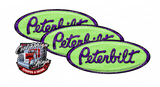 CAR Green and Purple Peterbilt Emblem Skins