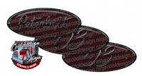 Charcoal and Dark Red Unit 03 Peterbilt Emblem Skins