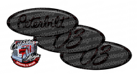 Charcoal and Dark Red Unit 03 Peterbilt Emblem Skins