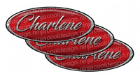 Red Charlene Peterbilt Emblem Skins