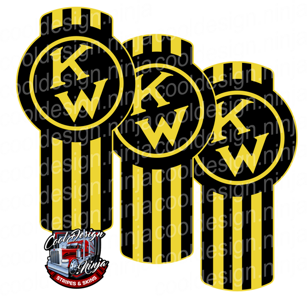 Black and Yellow Kenworth Emblem Skin