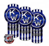 Classic Viper Blue Kenworth Emblem Skins