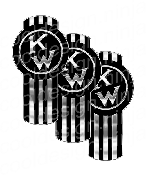 Classic Black Kenworth Emblem Skin Kit