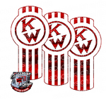 Classic Red and White Kenworth Emblem Skin