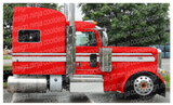 72" Peterbilt Coastal Stripe Kit