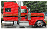 72" Peterbilt Coastal Stripe Kit