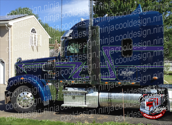 Coronado River Bend Freightliner Stripe Kit