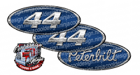 Dark Blue Unit 44 Peterbilt Emblem Skins