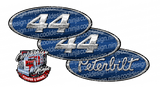 Dark Blue Unit 44 Peterbilt Emblem Skins