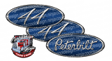 Dark Blue Unit 44 Peterbilt Emblem Skins