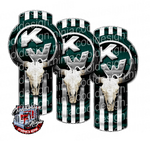 Dark Green Bull Skull Kenworth Emblem Skin Kit