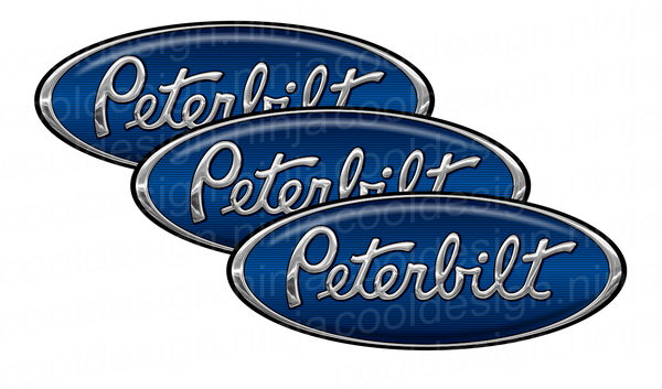 3-Pack of Dark Blue Pete Emblem Skins