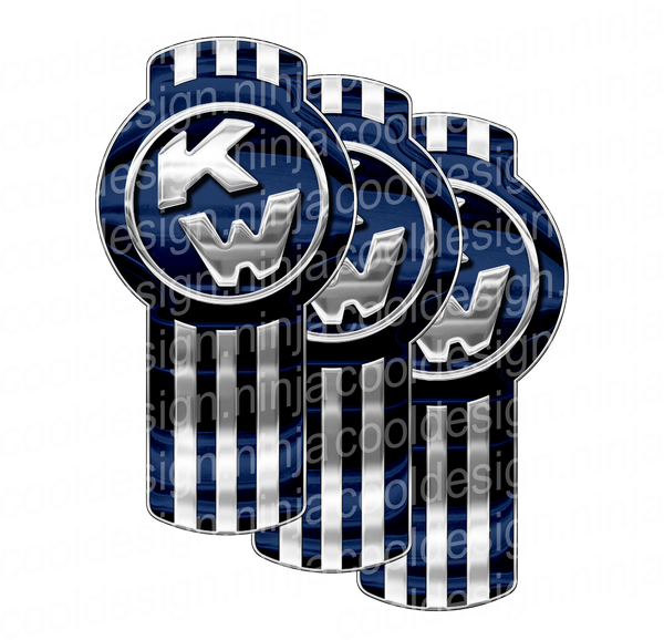 Dark Blue Kenworth Emblem Skin Kit