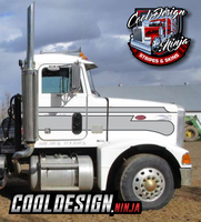 Daycab Peterbilt Seminole Stripe Kit