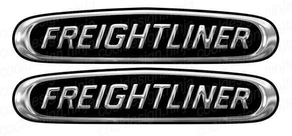 2-Pack of 10" x 2" Freightliner Decals