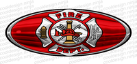 3-Pack Fire Department Peterbilt Emblem Skins