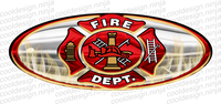 3-Pack Fire Department Peterbilt Emblem Skins