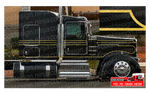 Gold Leaf Effect Ghost Seminole Kenworth Stripe Kit