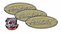 Hard Gold Wedge Peterbilt Emblem Skins