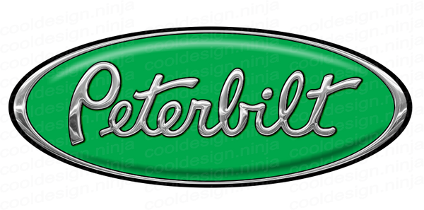 Green Peterbilt Emblem Skin 3-Pack