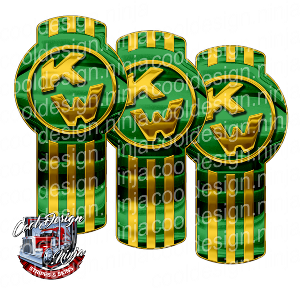 JD Green Kenworth Emblem Skin Kit