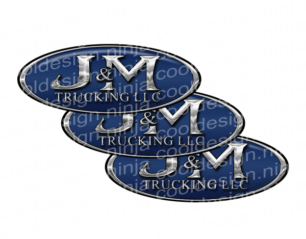 J and M Trucking Kenworth Emblem Skin Kit