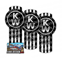 Vertical Kenworth Emblem Skin Kit