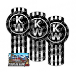 Vertical KW Kenworth Emblem Skin Kit