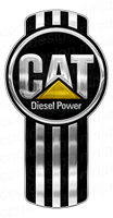 3-Pack CAT Diesel Power Kenworth Emblem Skin