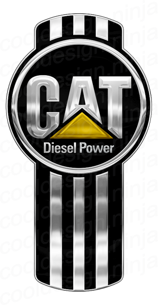 3-Pack CAT Diesel Power Kenworth Emblem Skin