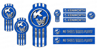 Full Medium Blue No Shoes Kenworth Kit