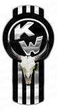 3-Pack of Kenworth Bull Skull Emblem Skins