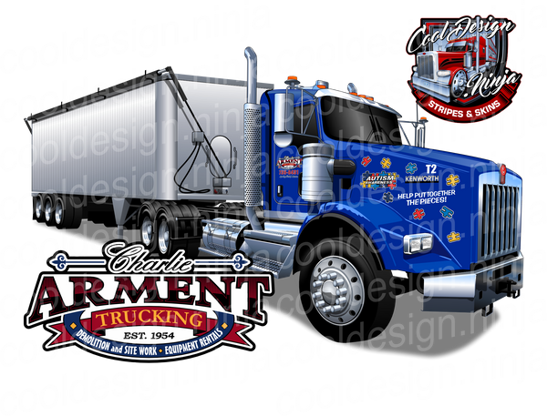 Arment Kenworth Tshirt Print Files
