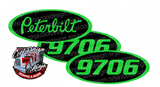 Lime Green and Black Unit 9706 Peterbilt Emblem Skins