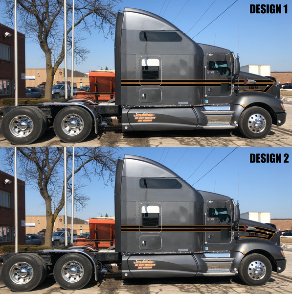 Charcoal T660 Stripe Kits